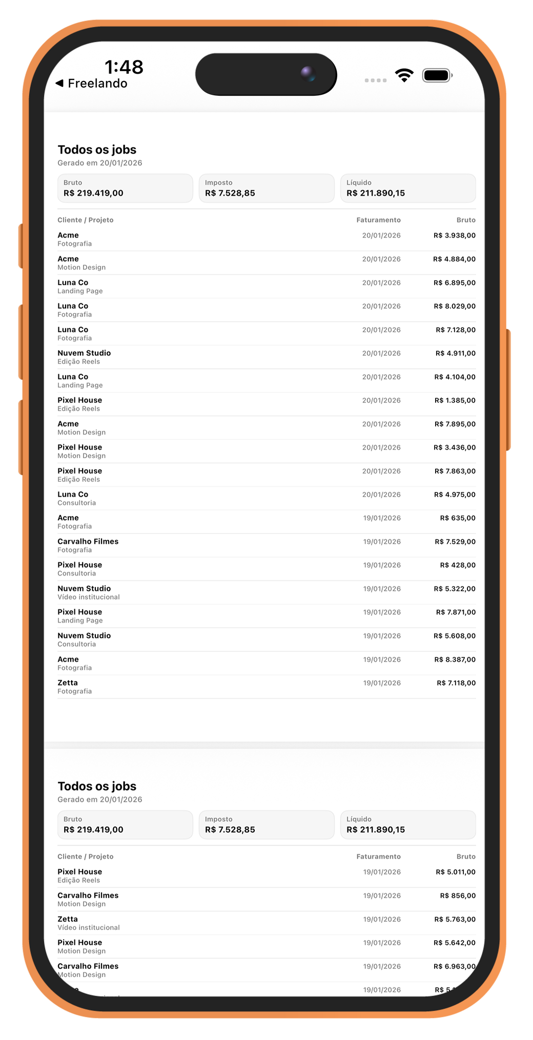 Freelando screenshot 1